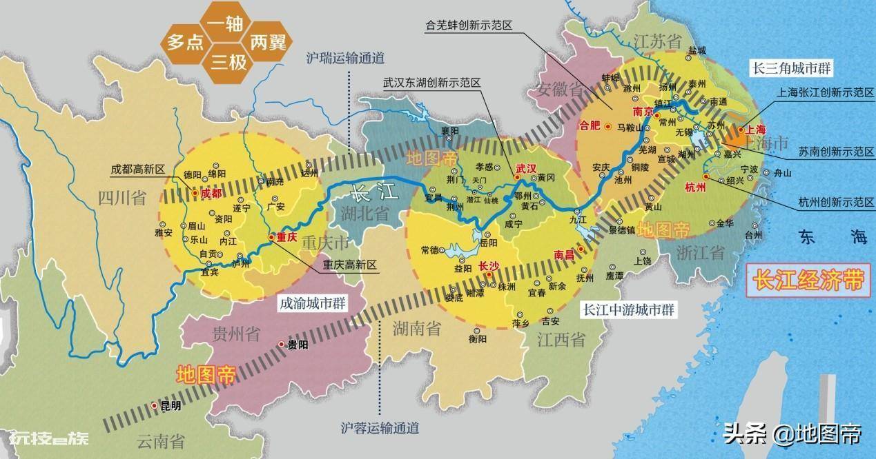 长江三角洲地理位置和范围(长三角地区包括哪几个城市)-图片8